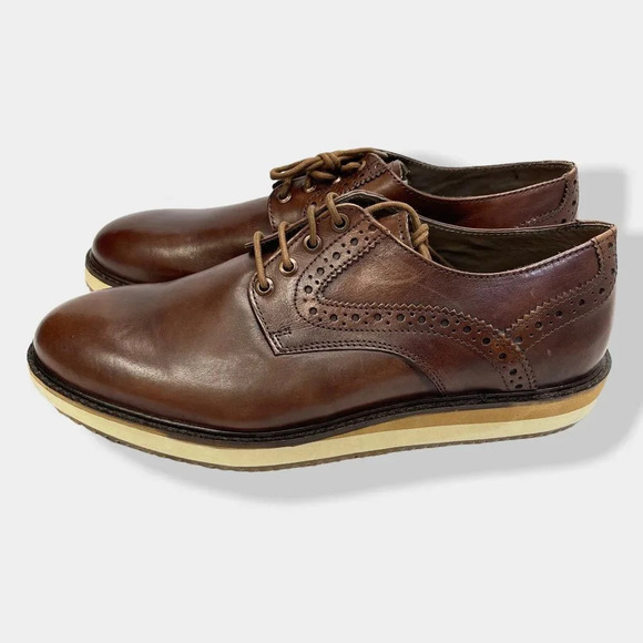 FRANK Wright Marvin‎ Leather Brogue Oxford Shoe - Picture 5 of 7